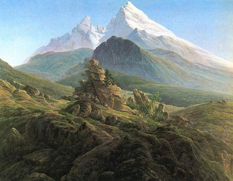 Caspar David Friedrich Der Watzmann oil painting image